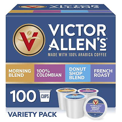 #ad Coffee Favorites Variety Single Serve K Cup Coffee Pods 100 Count $32.26