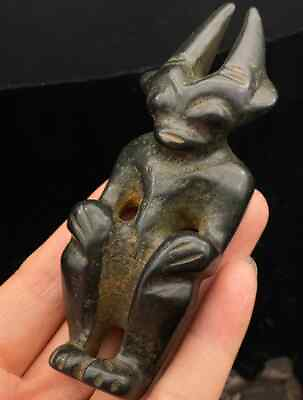 #ad China Amulet Pendant Sun god Meteorite Hand carved Hongshan Culture $20.00