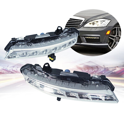 #ad For Mercedes Benz S550 S600 S63 AMG Daytime Running LeftRight Lamps Fog Lights $33.25