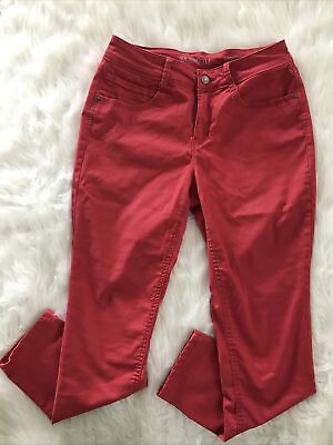 #ad Sound Style NY LA Ultimate Silk Stretch Coral Pink Pants Size 10 $9.99