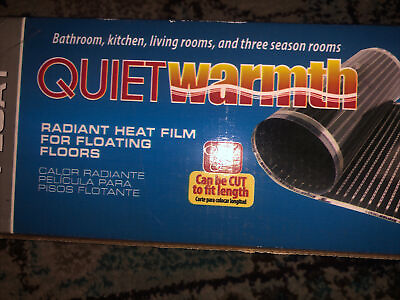 #ad QuietWarmth 5#x27; Radiant Heat System Electric Film Floor Heating 240 Volt Flooring $39.99
