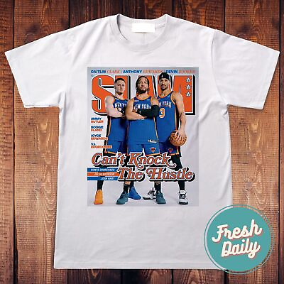 #ad Knicks Jalen Brunson Hart Donte NY Slam Cover Unisex T Shirt $27.95