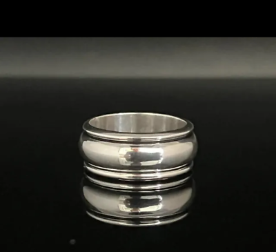 #ad Meditation Ring Handmade Solid 925 Sterling Silver Bandamp; Statement Ring All Size $12.31
