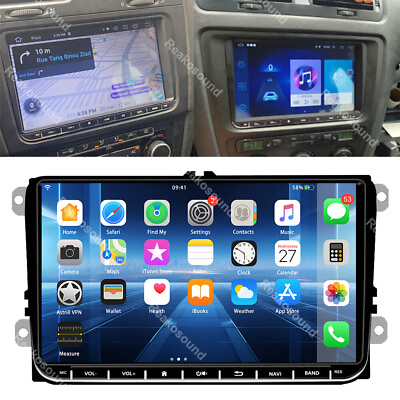 #ad For VW Volkswagen Jetta Passat 9quot; Carplay Android 13 Car GPS Stereo Radio Navi $119.99