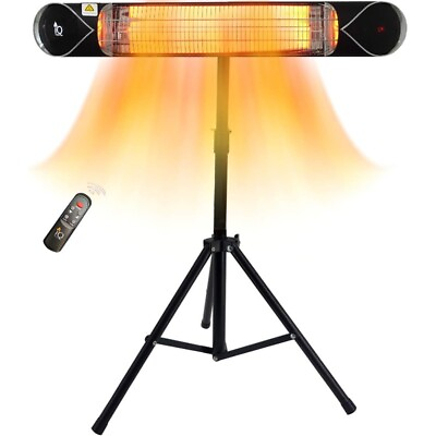 #ad Electric Tower Heater In Outdoor Portable 1500W Weatherproof Infrared Heater New $283.45
