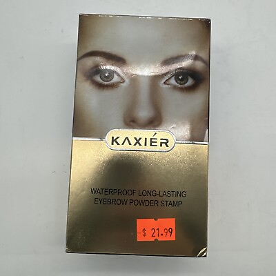 #ad New KAXIER Waterproof Long Lasting Eyebrow Powder Stamp K210 $21.99
