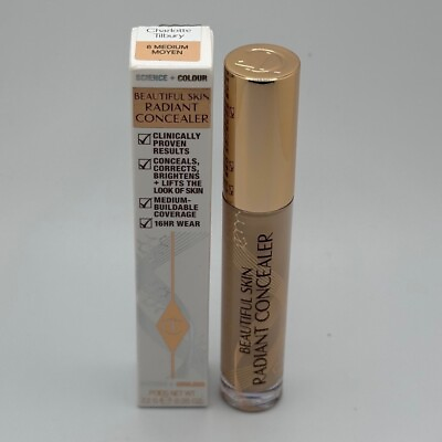 #ad Charlotte Tilbury Beautiful Skin Radiant Concealer 6 Medium 0.25 oz $23.97