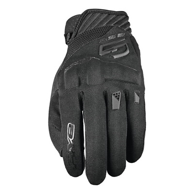#ad Five5 Gloves RS3 Evo Black Motorcycle Gloves Men#x27;s Sizes LG 3XL $28.99