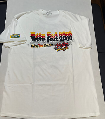 #ad Men#x27;s Vette Fest 2009 Valley Corvettes Boise Idaho Graphic T Shirt Size XL $14.99