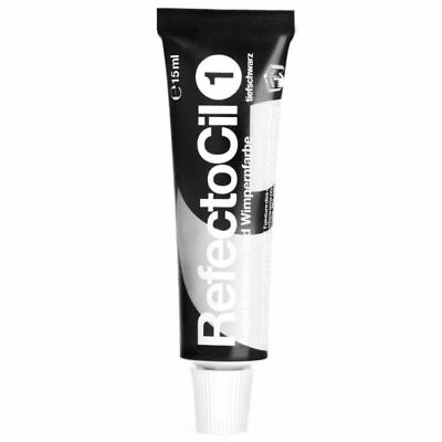 #ad Refectocil Eyebrow Eyelash Tint GEL HENNA NEW 15ml PURE BLACK 1.0**AUTHENTIC $9.50