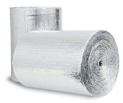 #ad 200sqft Reflective Foam Core Insulation RADIANT BARRIER 48quot; X 50ft roll $98.88