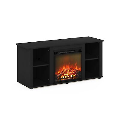 #ad Furinno Jensen Entertainment Center Stand with Fireplace for TV up to 55 Inch... $200.16
