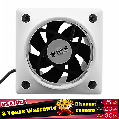 #ad 3 inch Inline Duct Fan Ventilation Booster Fan Vent Exhaust Blower ABS 12V 75MM $37.90