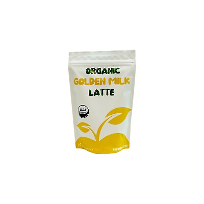 #ad Organic Golden Milk Latte w Turmeric Ginger Cinnamon Black Pepper Coconut Milk $15.99
