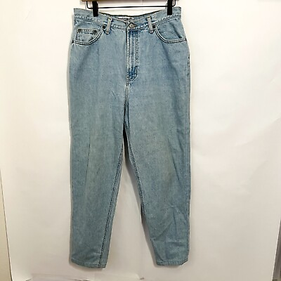 #ad Vintage Gap Women#x27;s Reverse Fit Jeans High Waist Size 14 31x26 Measured Tapered $38.80