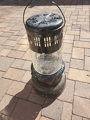 #ad Antique Perfection No 735 Kerosene Heater With Pyrex Glass Globe $350.00
