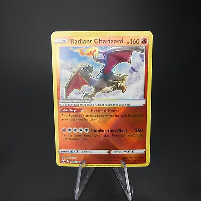 #ad Radiant Charizard Crown Zenith 020 159 Holo Radiant Rare Pokemon TCG NM $7.49