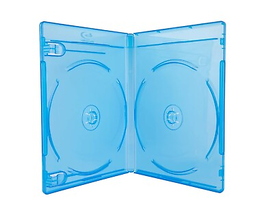 #ad #ad Blu ray Double Disc cases Standard 12mm Blu Ray Logo with outer plastic $24.95