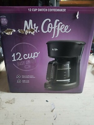 #ad 🌰 NEW Mr Coffee 12 Cup On Off Switch Coffee Maker BVMC SC12BL2 👇 $19.99