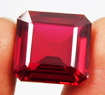 #ad Pigeon Blood Red Ruby 46.00 Ct Beautiful Genuine Radiant quot;Certifiedquot; Loose Gems $110.59