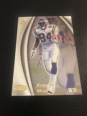 #ad 1998 Collectors Edge Masters Randy Moss #95 Rookie #1443 5000 RC $7.99