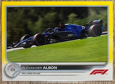 #ad ALEXANDER ALBON 2022 TOPPS FORMULA 1 F1 WILLIAMS YELLOW PARALLEL #081 125 #124 $14.99