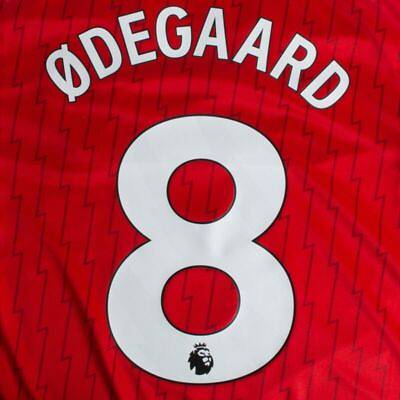 #ad Odegaard # 8 Arsenal 23 24 Home Nameset White $44.99