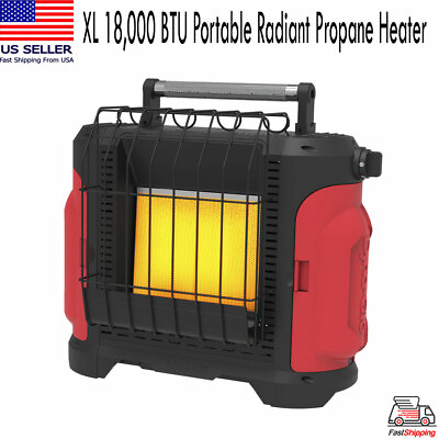 #ad Grab N Go Xl 18000 Btu Portable Radiant Propane Heater Tip Switch for Safety $184.95