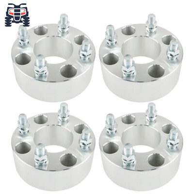 #ad 4PC 2quot; Wheel Spacers 4x101.6 1 2quot;x20 For EZ GO EZGO Club Cars Golf Carts Silver $77.99