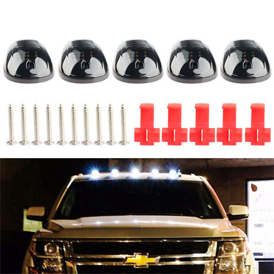 #ad 5PCS Amber 9LED 12LED Cab Roof Top Marker Running Light Fit For Truck SUV Jeep $36.53