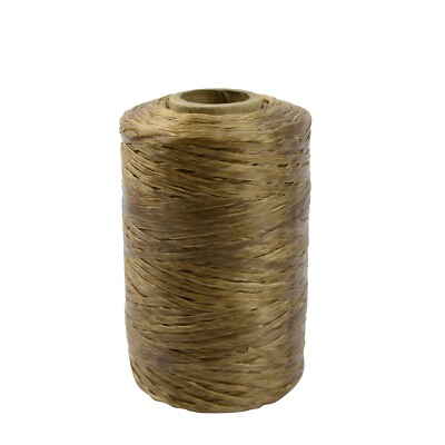 #ad 1 Roll Natural Sinew Waxed Beading Craft Poly Thread Spool Artificial Wax Sinue $14.19