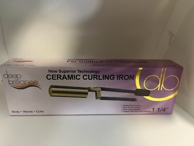 #ad 1 NEW HIGH QUALITY CERAMIC CURLING IRON HAIRSTYLING 1 1 4quot; DB9006 FREE SHIP $25.00