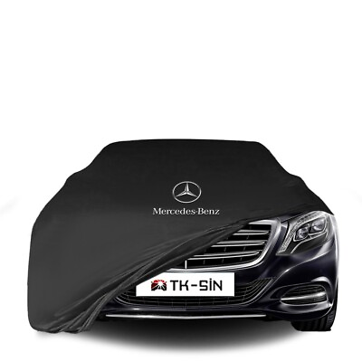 #ad MERCEDES BENZ S V222 LONG INDOOR CAR COVER WİTH LOGO AND COLOR OPTIONS FABRİC $132.00