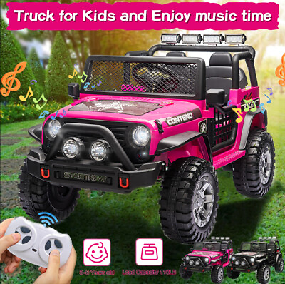 #ad 2 Seater Kids Ride On Car 12V Electric Vehicle Toy Truck Jeep w Remote Control $199.99