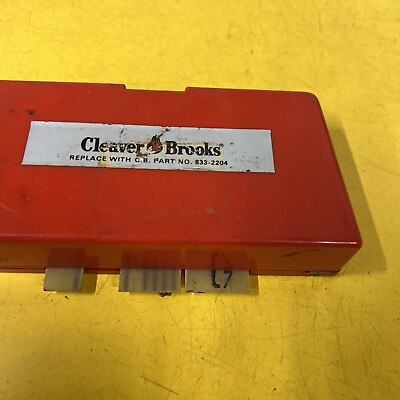 #ad CLEAVER BROOKS FLAME AMPLIFIER 833 22204 INFRARED 2 4 SEC FLAME RESPONSE 90DAY W $350.00