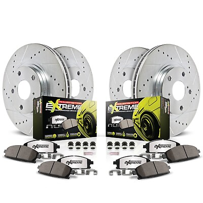 #ad Powerstop K392 26 4 Wheel Set Brake Discs And Pad Kit Front amp; Rear for 525 530 $466.80