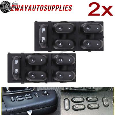 #ad 2pcs Master Power Window Switch Control for 2004 2008 Ford F150 Left Driver Side $15.99