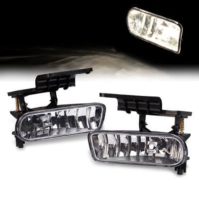 #ad #ad Fit For 99 02 Chevy Silverado 2000 2006 Tahoe Suburban Fog Lights Bumper Lamps $15.99