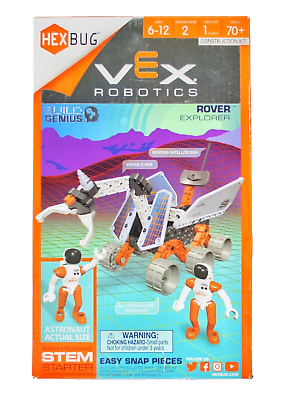 #ad STEM Starter HexBug Vex Robotics Rover Explorer With Astronaut Set NEW $12.74