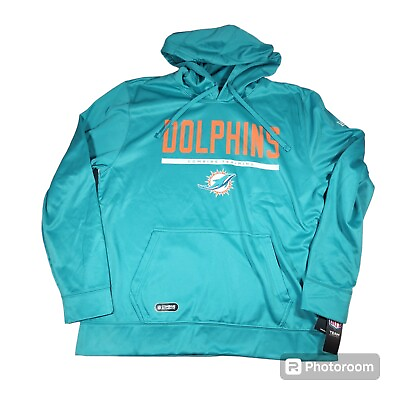 #ad Miami Dolphins New Era Men’s Hoodie XL Brand New With Tags Combine NFL Authentic $44.99