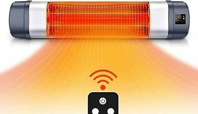 #ad Patio Heater Mounted 1500W Infrared Heater Fast Heating w Remote Control #30 $79.95