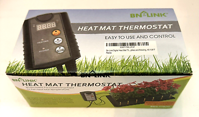 #ad BN LINK Digital Heat Mat Thermostat Controller For Greenhouse Seed Germination $14.99