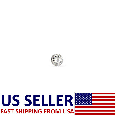 #ad AAA NATURAL 0.08 CT WHITE G H COLOR SI CLARITY ROUND CUT LOOSE DIAMOND $115.22