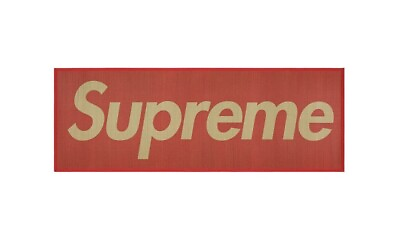 #ad Supreme SS20 Woven Straw Mat Red 27quot; x 77quot; $144.99