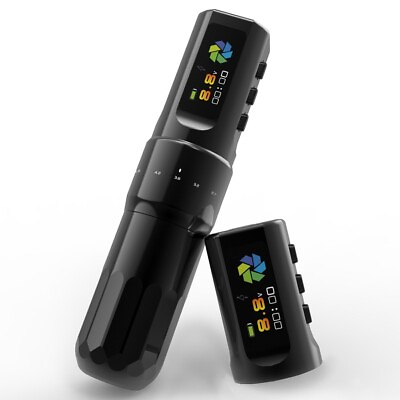 #ad YILONG F3 Wireless Tattoo Pen Machine 2 Batteries 6 Stroke Length Adjustable $159.99