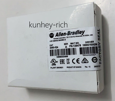 #ad NEW Factory Sealed Allen Bradley 2080 IQ4 SERA Digital I O Module NEW $78.00