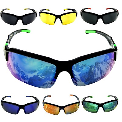 #ad Clearance Sports Sunglasses for Men Youth Baseball UV Protection Stylish Retro $10.00