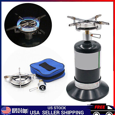 #ad Portable Foldable Backpacking Gas Butane Propane Outdoor Camp Gas Stove Burner Z $13.99