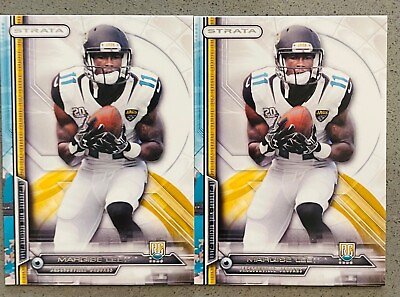 #ad 2 Lot 2014 Topps Strata Football #158 Marqise Lee Base Rookie RC $2.49