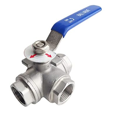 #ad 2quot; NPT Female T Type Ball Valve with Heavy Duty Blue Vinyl Insulation Handle... $195.54